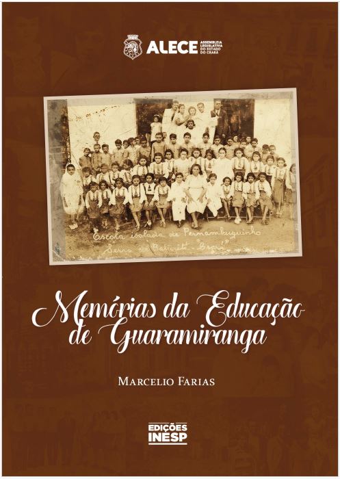 Capa do livro MEMÓRIAS DA EDUCAÇÃO DE GUARAMIRANGA